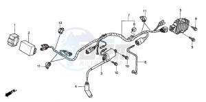 TRX400EX SPORTRAX 400 EX drawing WIRE HARNESS (TRX400EXX-4)