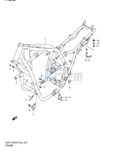 GSX1400 (E2) drawing FRAME