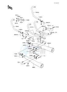 KZ 750 L [L3] drawing MUFFLERS