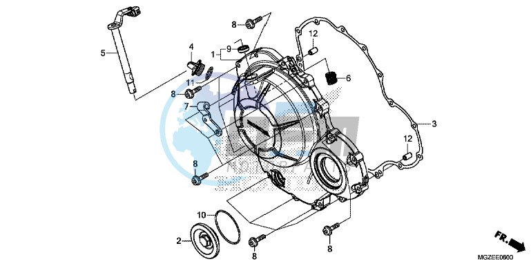 RIGHT CRANKCASE COVER