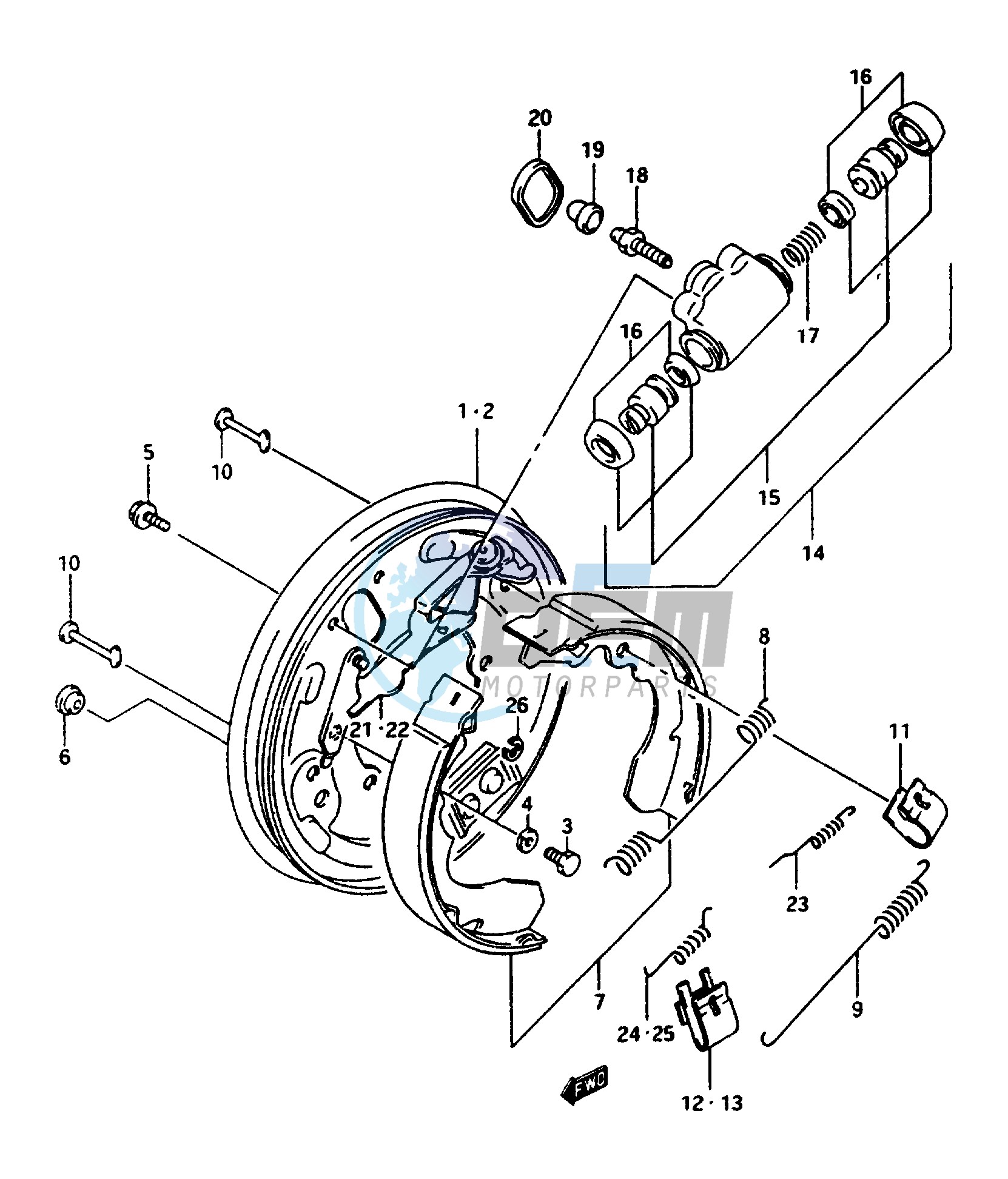 FRONT WHEEL BRAKE