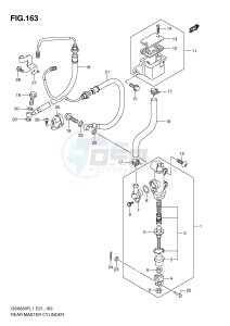 GSX650F (E21) Katana drawing REAR MASTER CYLINDER (GSX650FUAL1 E21)