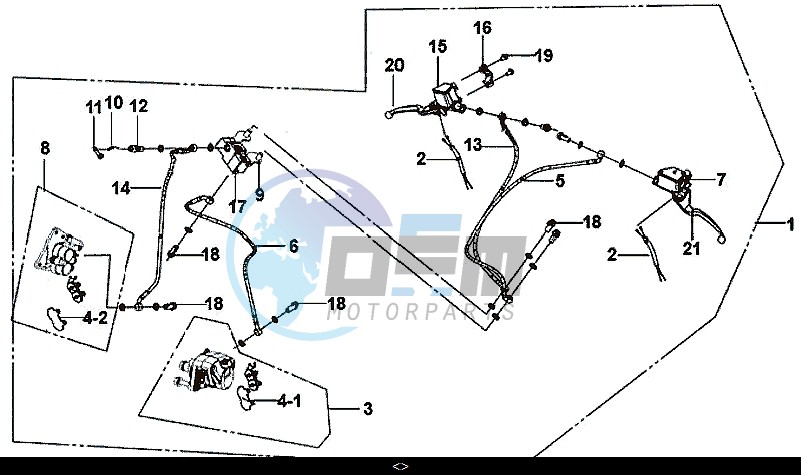 CBS BRAKE SYSTEM ASSY