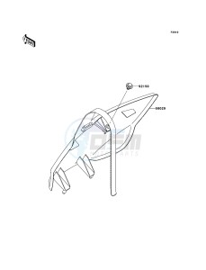 KX450F KX450EBF EU drawing Accessory