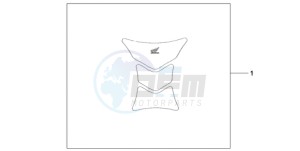 CBR1000RAA Korea - (KO / ABS) drawing TANK PAD