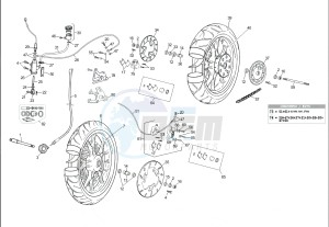 SMX RACING 50 drawing WHEELS