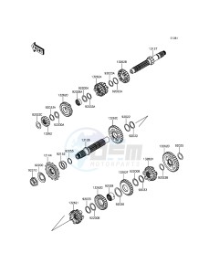 Z250SL BR250EGF XX (EU ME A(FRICA) drawing Transmission