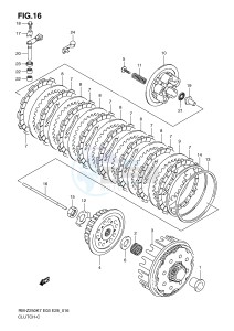 RM-Z250 (E3-E28) drawing CLUTCH (MODEL K7)