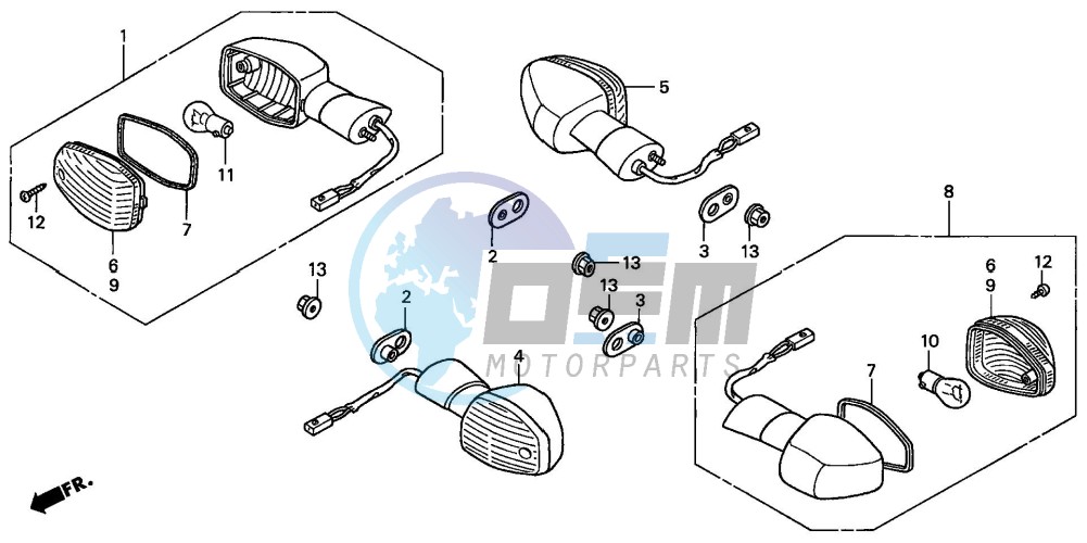 WINKER (CBR600F/FS/FR) (CBR600F4-KO,2KO,U)