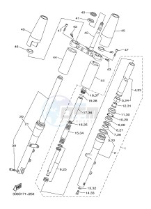 XVS1300A MIDNIGHT STAR (1CS5) drawing FRONT FORK