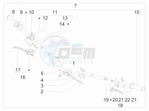 S 50 4T 2V 25 Kmh NL drawing Handlebars - Master cil