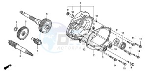 SH150S 125 drawing TRANSMISSION