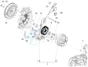 FLY 150 4T 3V IE (NAFTA) drawing Flywheel magneto