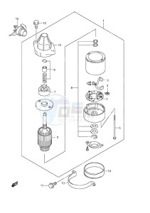 DF 40 drawing Starting Motor