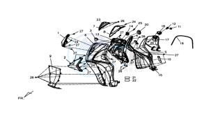 SYMPHONY ST 50 drawing FR PLATE / INNER PROTECTOR / INDICATORS