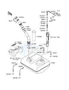 JET SKI ULTRA 300X JT1500HCF EU drawing Fuel Tank