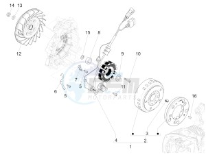 LX 150 4T 3V IE NOABS E3 (APAC) drawing Flywheel magneto