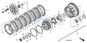 CB13009 Australia - (U / MME TWO) drawing CLUTCH