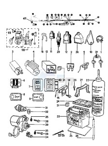 SPEEDAKE - 50 cc drawing ELECTRICAL