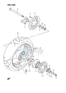 GSX-R750W (E2) drawing REAR WHEEL (MODEL R S)