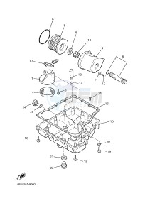 XJR1300C XJR 1300 (2PN1) drawing OIL CLEANER