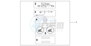 SH125S drawing HEATED GRIP ATT.