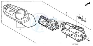 XL700V9 Europe Direct - (ED / SPC) drawing METER