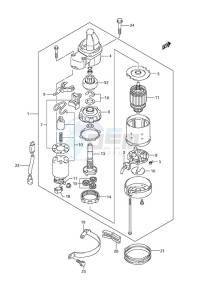 DF 300 drawing Starting Motor