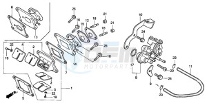 NSR50S drawing OIL PUMP