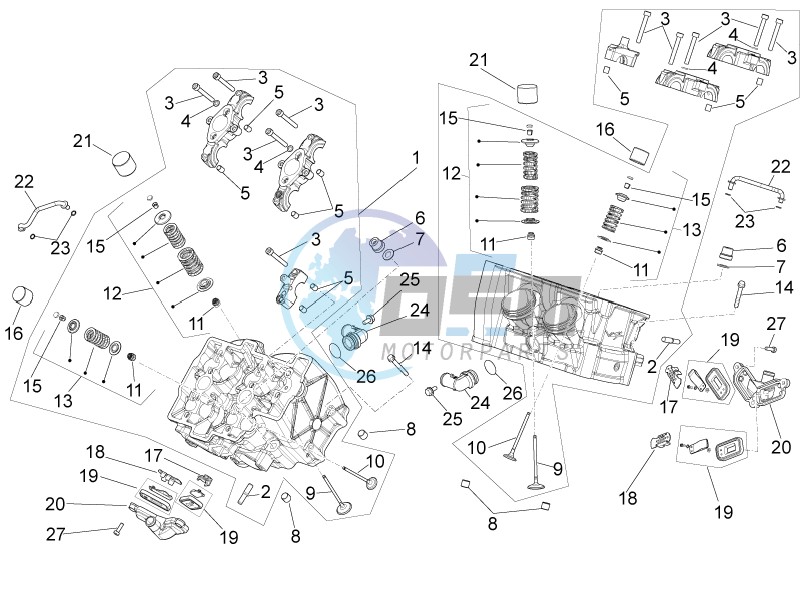 Cylinder head - valves