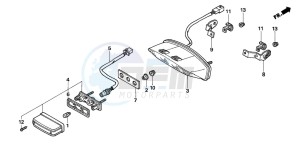 FMX650 FMX650 drawing TAILLIGHT