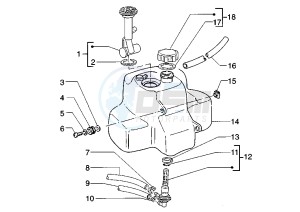 SKIPPER 125-150 drawing Fuel Tank