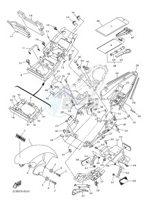 YZF-R6 600 R6 (2CXR) drawing FENDER