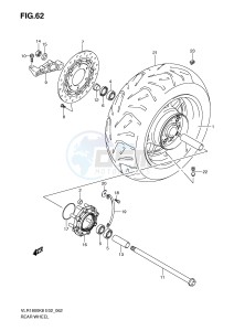 VLR1800 (E2) drawing REAR WHEEL