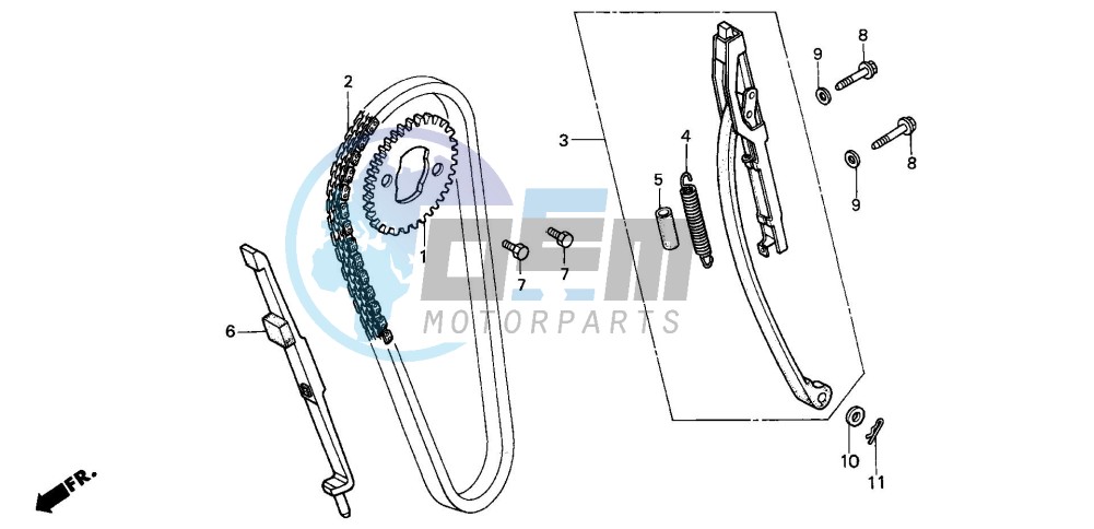 CAM CHAIN/TENSIONER