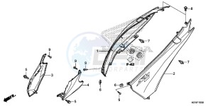 SH125ADSE SH125ADS UK - (E) drawing BODY COVER