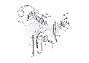 ATV 125 drawing CAMSHAFT -CHAIN