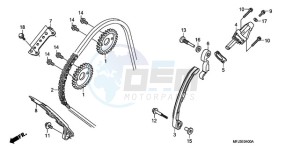 CBR600RRA Europe Direct - (ED) drawing CAM CHAIN/TENSIONER