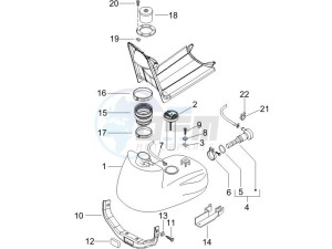 NRG 50 power DT drawing Fuel Tank