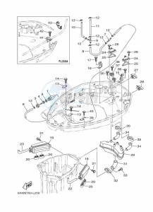 F350AETX drawing BOTTOM-COVER-2