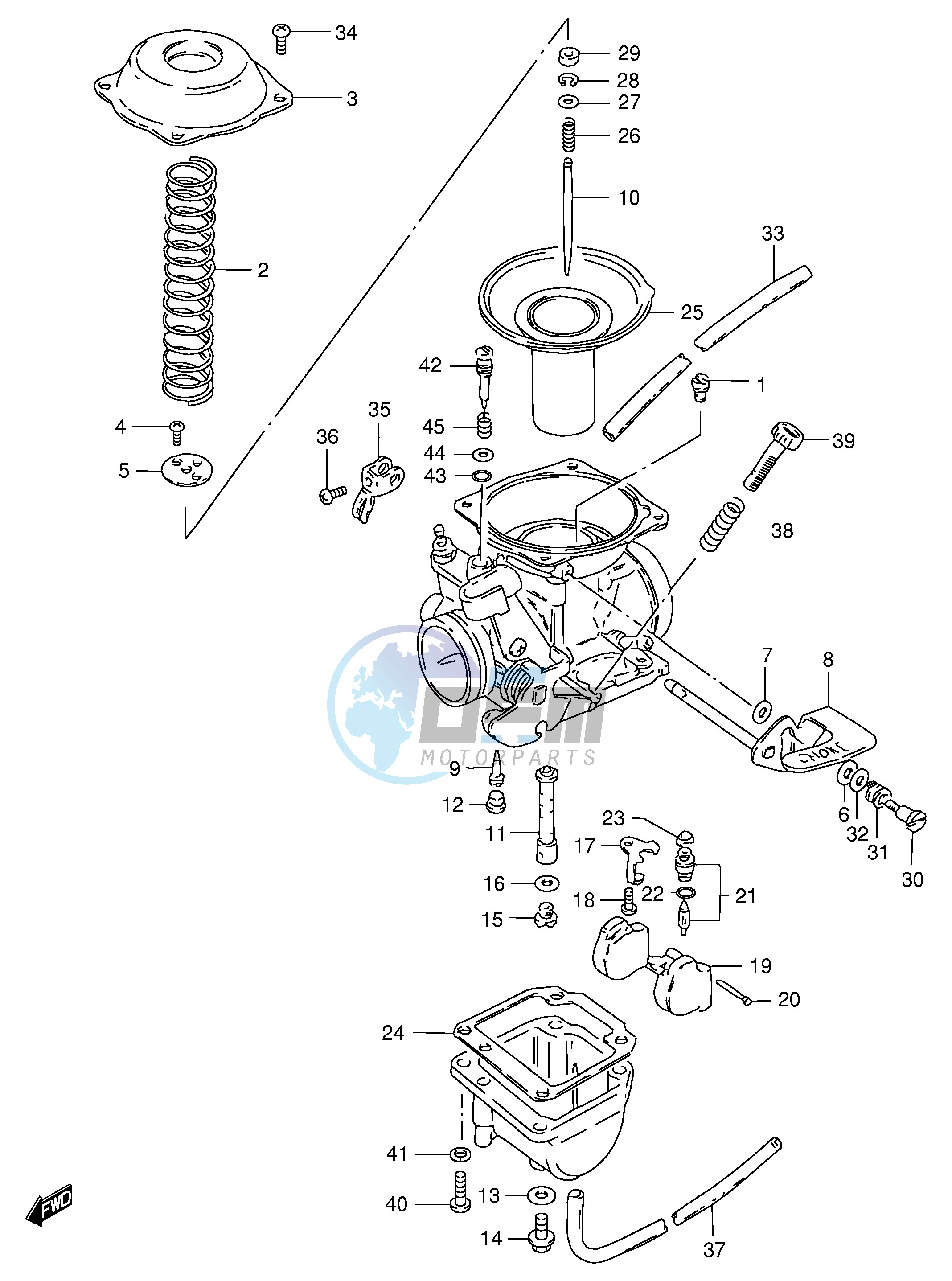 CARBURETOR (MODEL R P37)