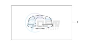 CBR600RR9 Korea - (KO / MK) drawing METER PANEL