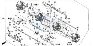 CBF600S drawing CARBURETOR (ASSY.)