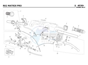 RS2-50-MATRIX-PRO-ORANGE drawing HANDLEBAR - CONTROLS