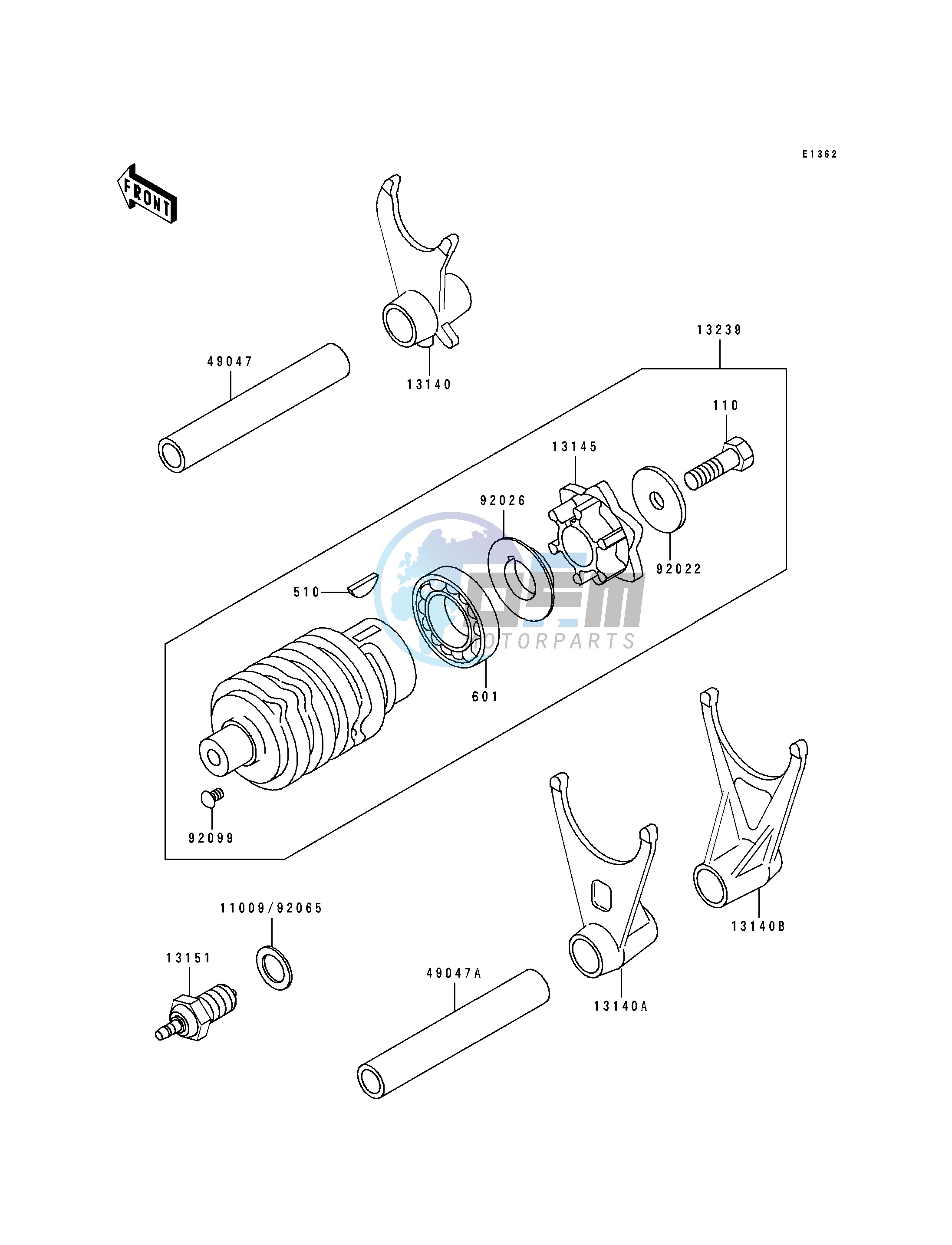 CHANGE DRUM_SHIFT FORK