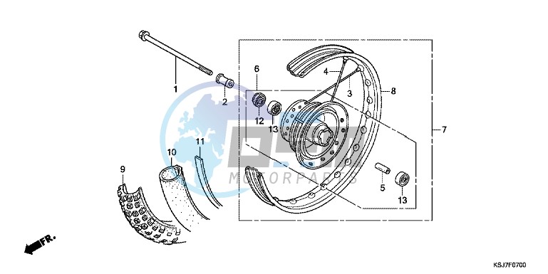 FRONT WHEEL