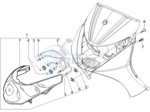 Beverly 125 e3 drawing Head lamp - Turn signal lamps