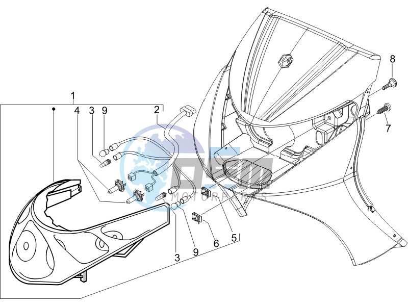 Head lamp - Turn signal lamps