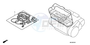 CBR600RRA Europe Direct - (ED / 2ED) drawing GASKET KIT A