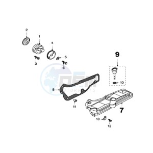 SAT 250 SC drawing OIL PUMP